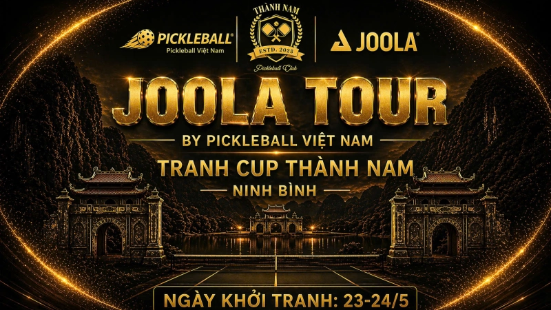 GIẢI JOOLA TOUR - TRANH CUP THÀNH NAM II - ĐÔI HỖN HỢP 5.5 PVNR
