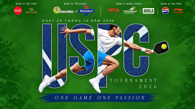 US PICKLEBALL CLUB TOURNAMENT 2026 - ĐÔI NAM NỮ 5.0 PVNR